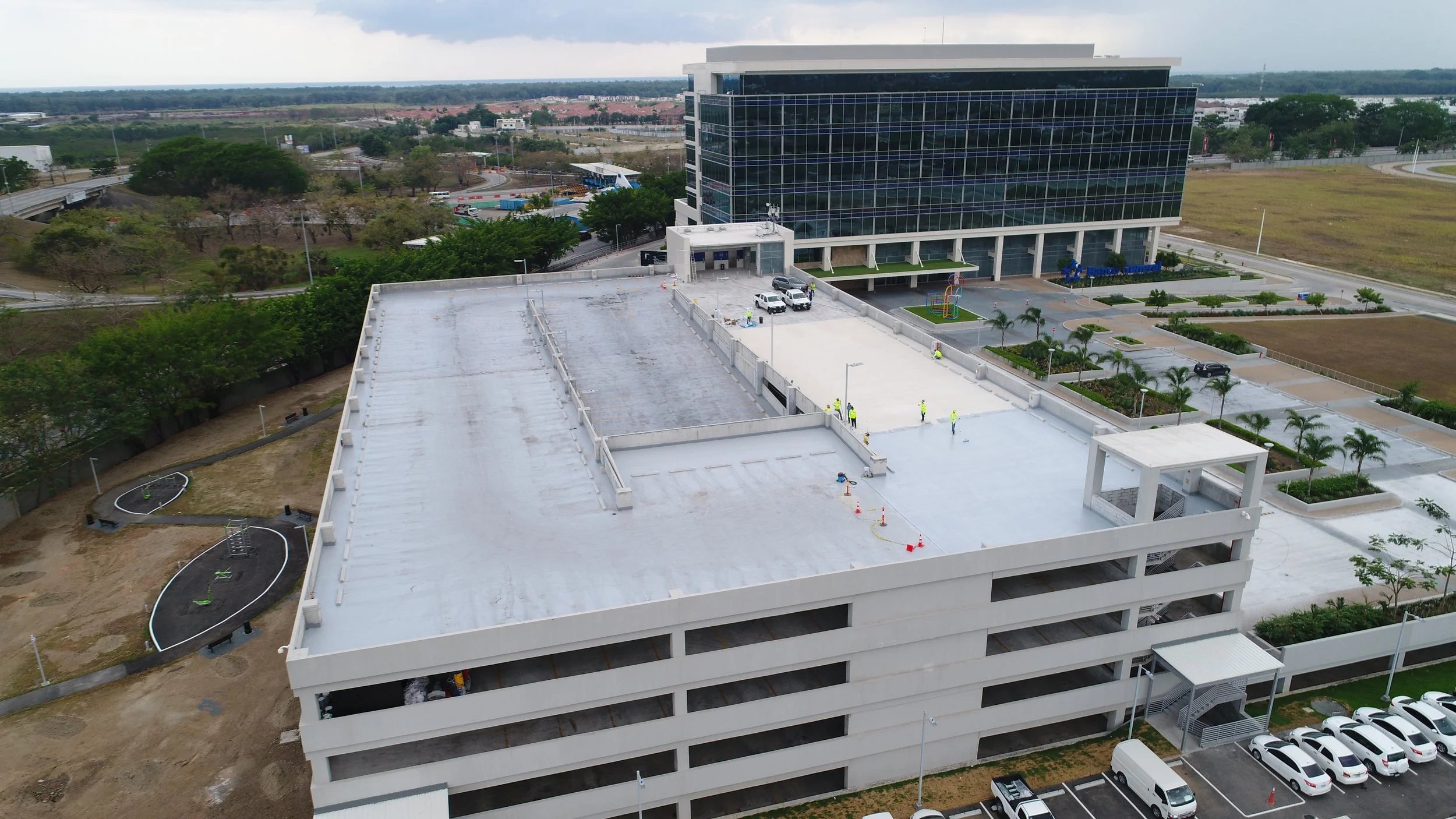 Equipo de trabajo de SINCO en obra